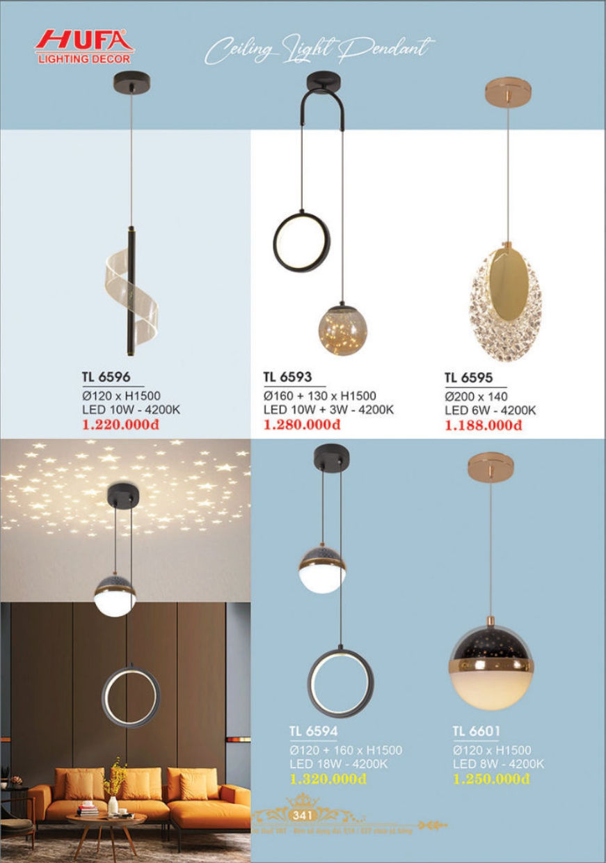 Bảng giá đèn trang trí HUFA